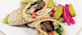 #14 Beef Kebab Wrap
